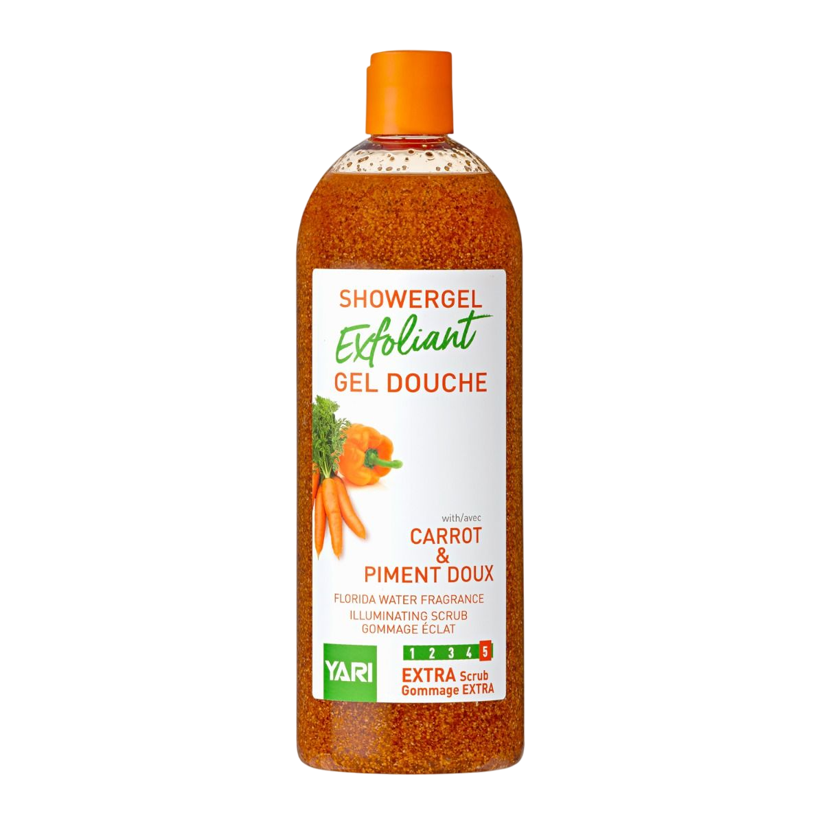 Yari Exfoliant Showergel Carrot & Piment Doux 1000ml